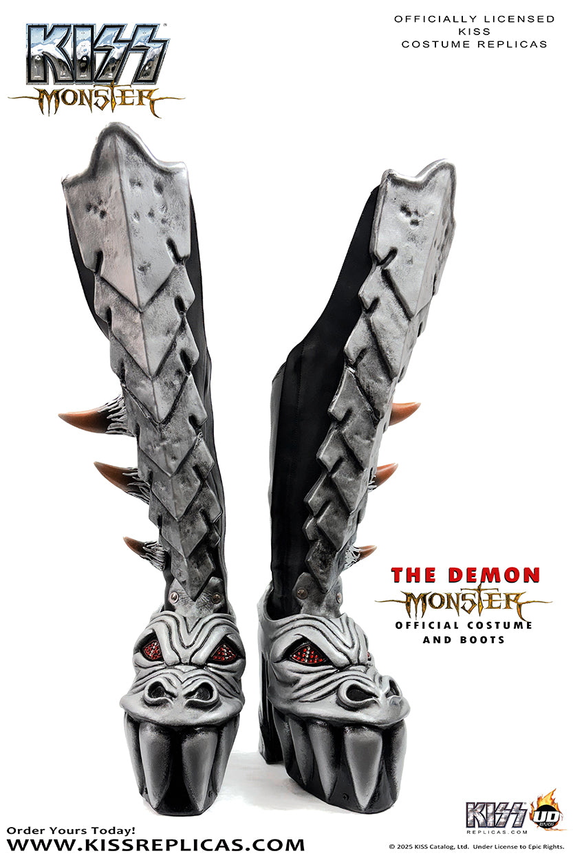 Demon MONSTER Boots - Leather - KISS: The Demon MONSTER Official Costu ...